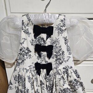 Janie and Jack Girl Puff Sleeve Dress